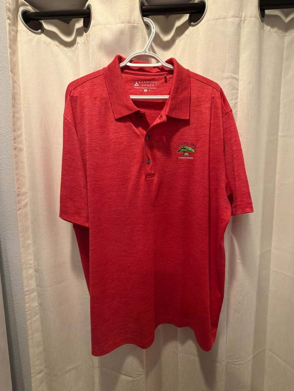 Bermuda Sands 121st U.S. Open Torrey Pines Men's Red Polo Shirt